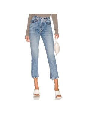 Agolde Riley Straight Crop Jean